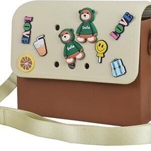 Brand New EVA Women's Crossbody Bag 8 Charms Waterproof Wear-Resistant Adjustabl